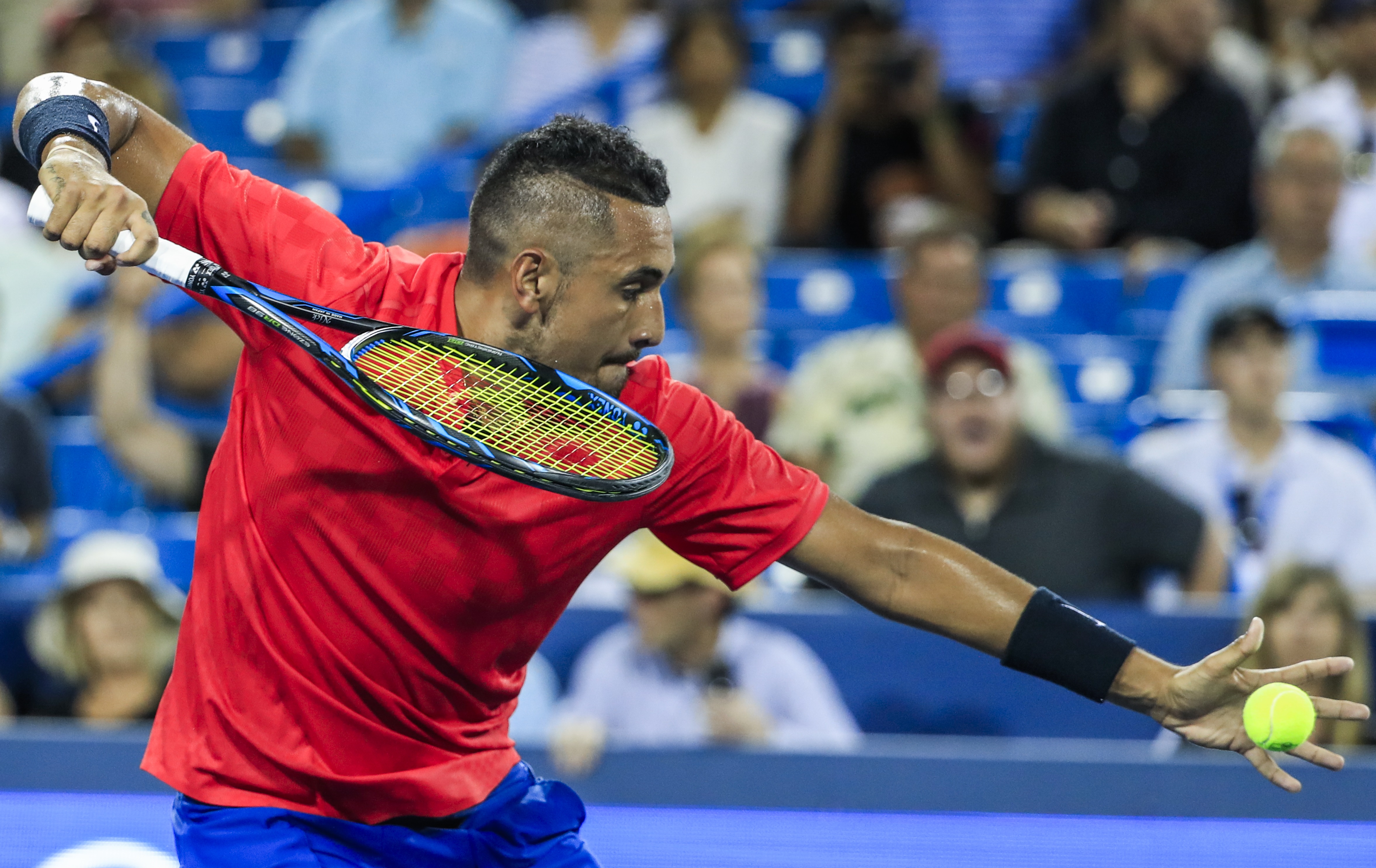 Western Southern Open Tennis Tournament Amortie Et Lob   Kyrgios 