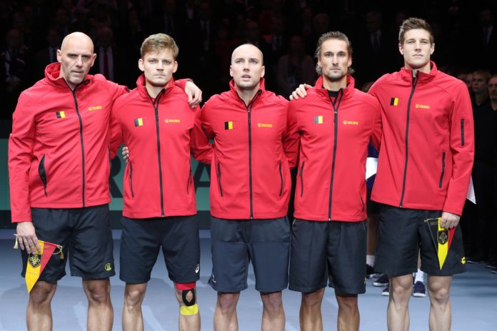TENNIS DAVIS CUP FRANCE VS BELGIUM GAME 1
