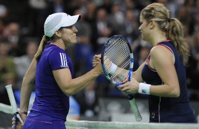 BELGIUM TENNIS DIAMOND GAMES CLIJSTERS HENIN