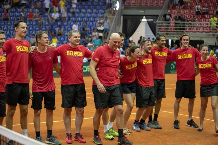 BRAZIL TENNIS DAVIS CUP BRAZIL VS BELGIUM RUBBER 4