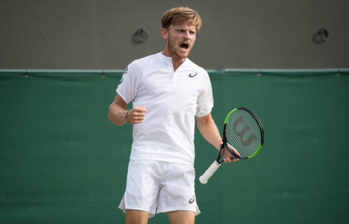 BRITAIN TENNIS WIMBLEDON R3 GOFFIN VS MEDVEDEV