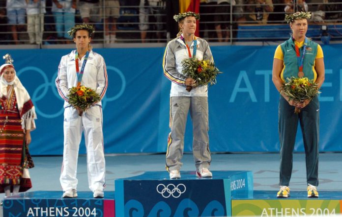 OLYMPICS - TENNIS - HENIN